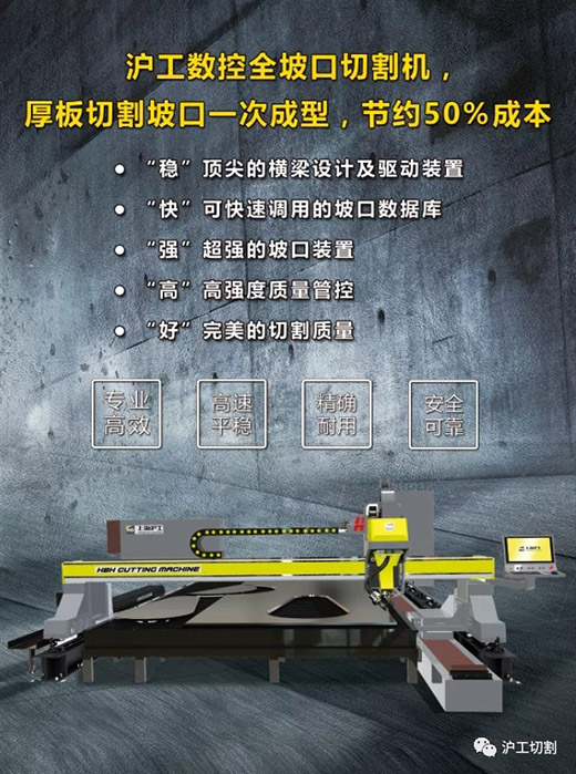 上海NBA网站app数控等离子坡口切割机