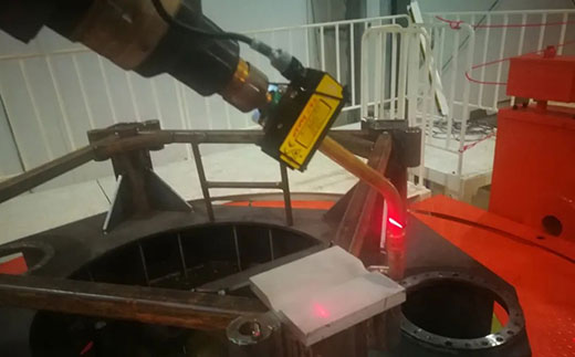 上海NBA网站app机器人焊接工作站